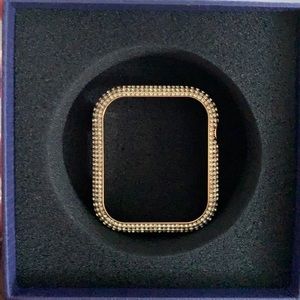 Swarovski crystal Apple Watch face. Fits 44MM